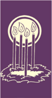 Advent Candles (PURPLE) - Advent Banner