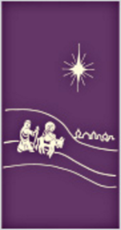 The Journey (PURPLE) - Advent Banner