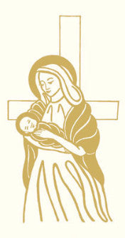 Jesus & Mary - Christmas Banner